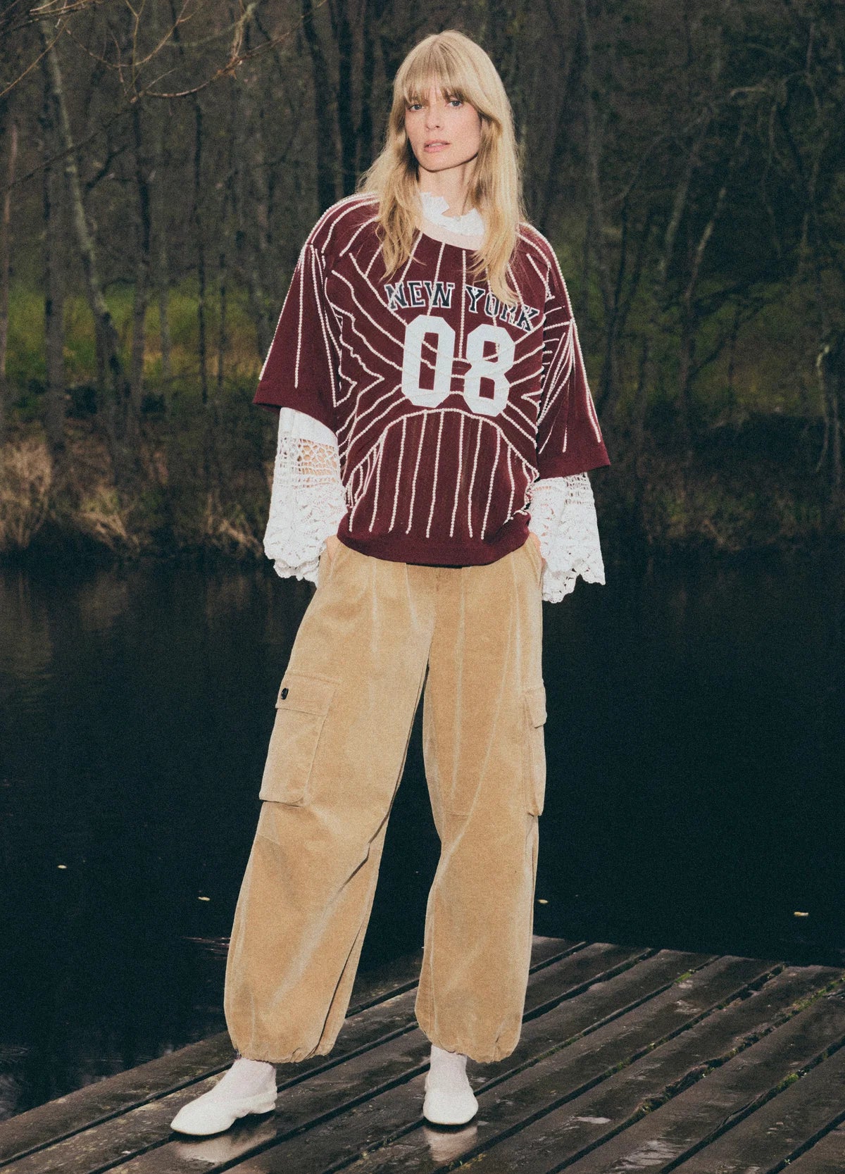 Sea New York Garret Corduroy Pant Khaki