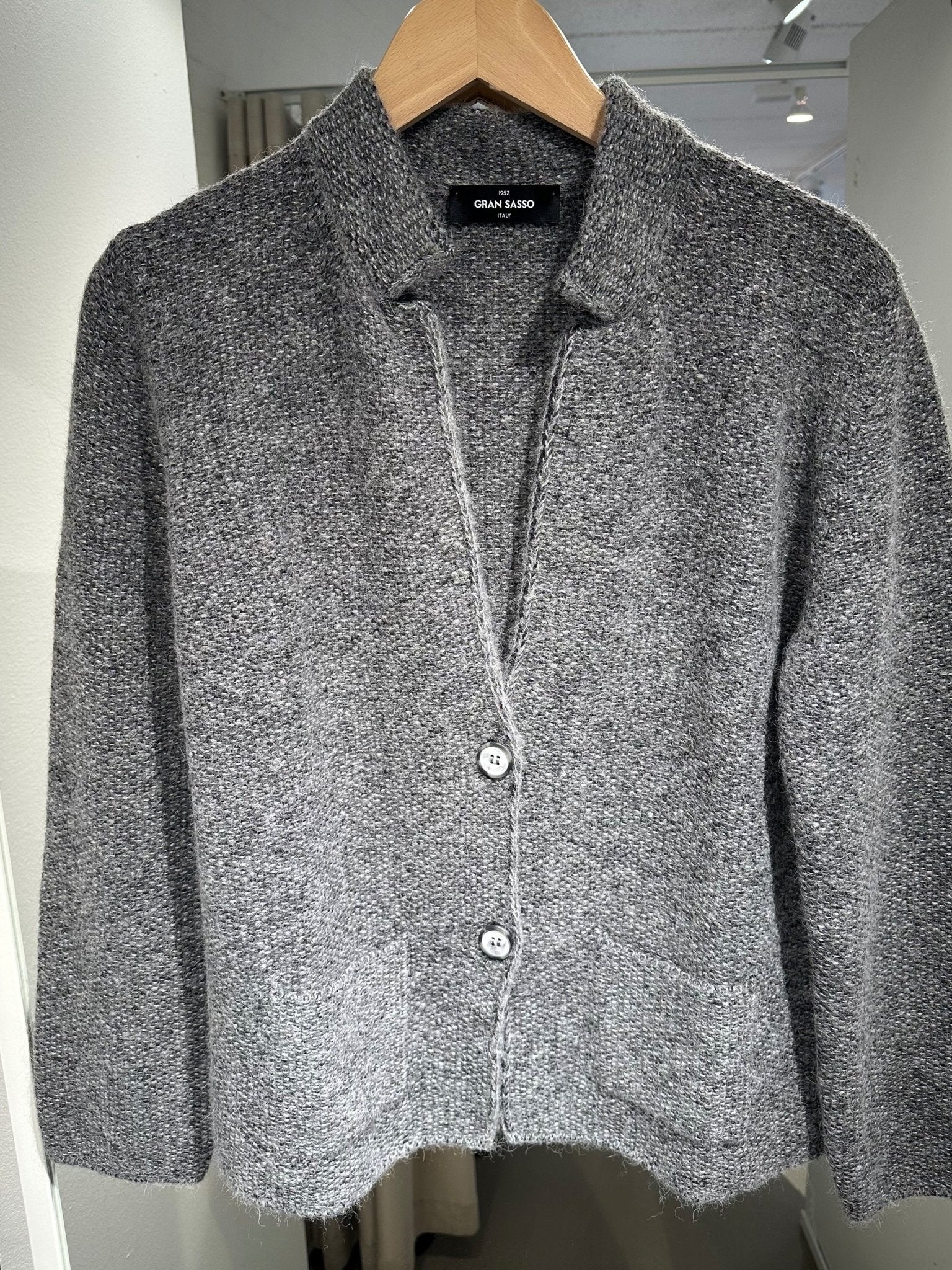 Gran Sasso Rice Stitch Knit Jacket - Den Lille Ida - Gran sasso