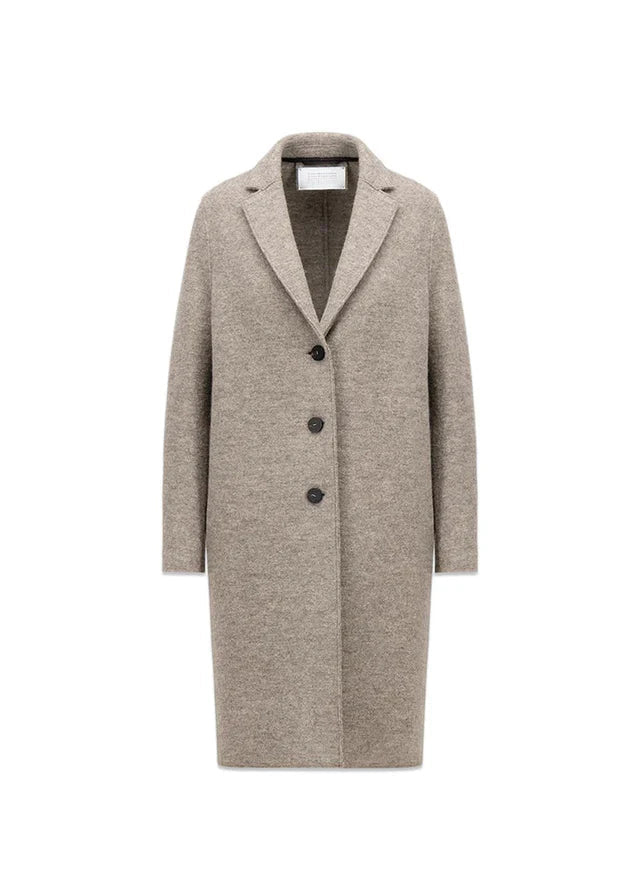 Harris Wharf Overcoat Pressed Wool - Den Lille Ida - Harris Wharf