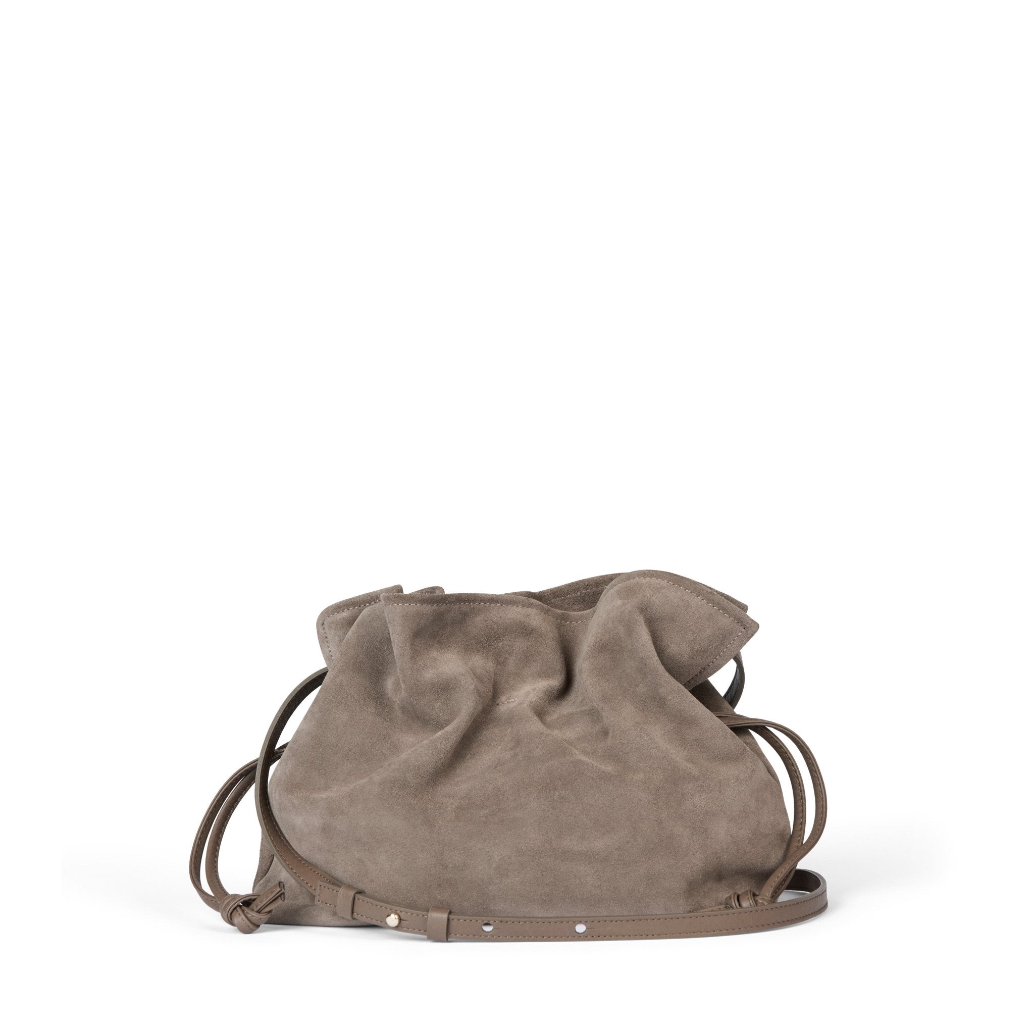 Infinito Camilla Bag Suede Elephant Grey - Den Lille Ida - Infinito