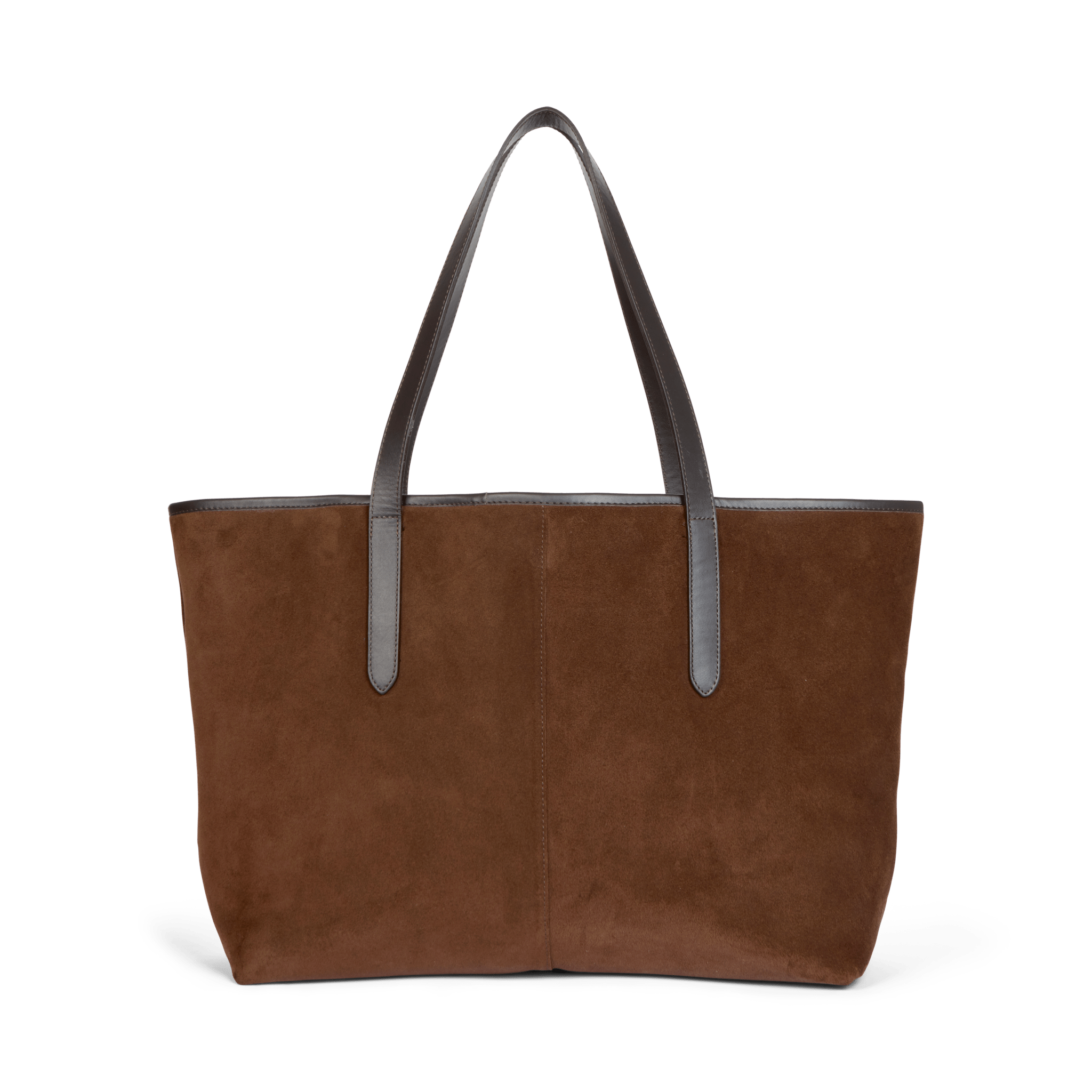 Infinito Karin Large Tote Bag Mocha Suede - Den Lille Ida - Infinito