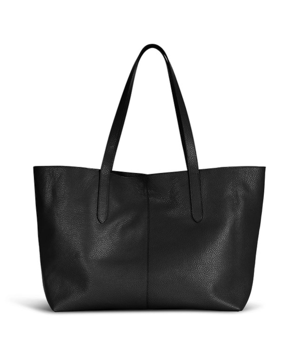 Infinito Karin Leather Tote/Shopper Black - Den Lille Ida - Infinito