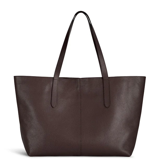 Infinito Karin Leather Tote/Shopper Testa Moro - Den Lille Ida - Infinito