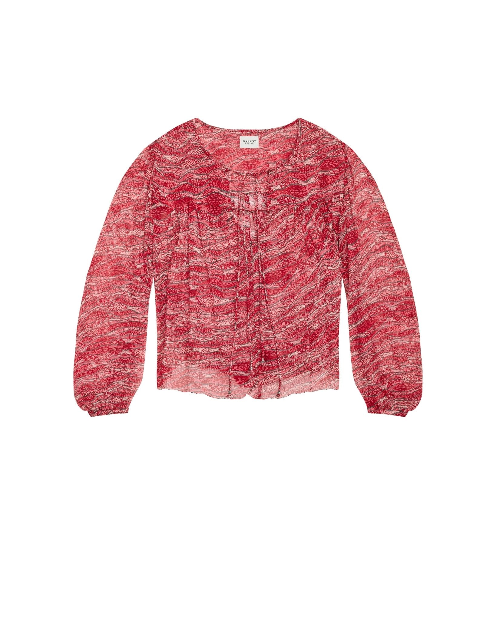 Isabel Marant Advika Top Red - Den Lille Ida - Isabel Marant Étoile