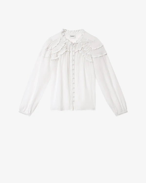 Isabel Marant Christa Top White - Den Lille Ida - Isabel Marant Étoile