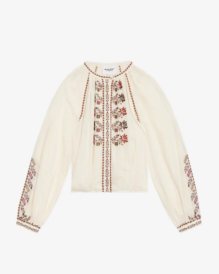 Isabel Marant Étoile LYNNE BLUSE Ecru - Den Lille Ida - Isabel Marant Étoile