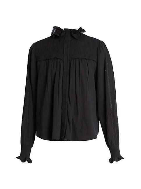 Isabel Marant Idaline Shirt Black - Den Lille Ida - Isabel Marant Étoile