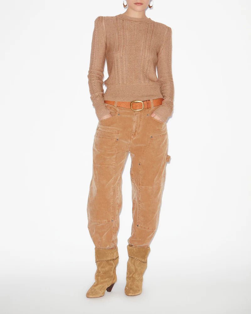 Isabel Marant Kalyn Pullover Camel - Den Lille Ida - Isabel Marant Étoile