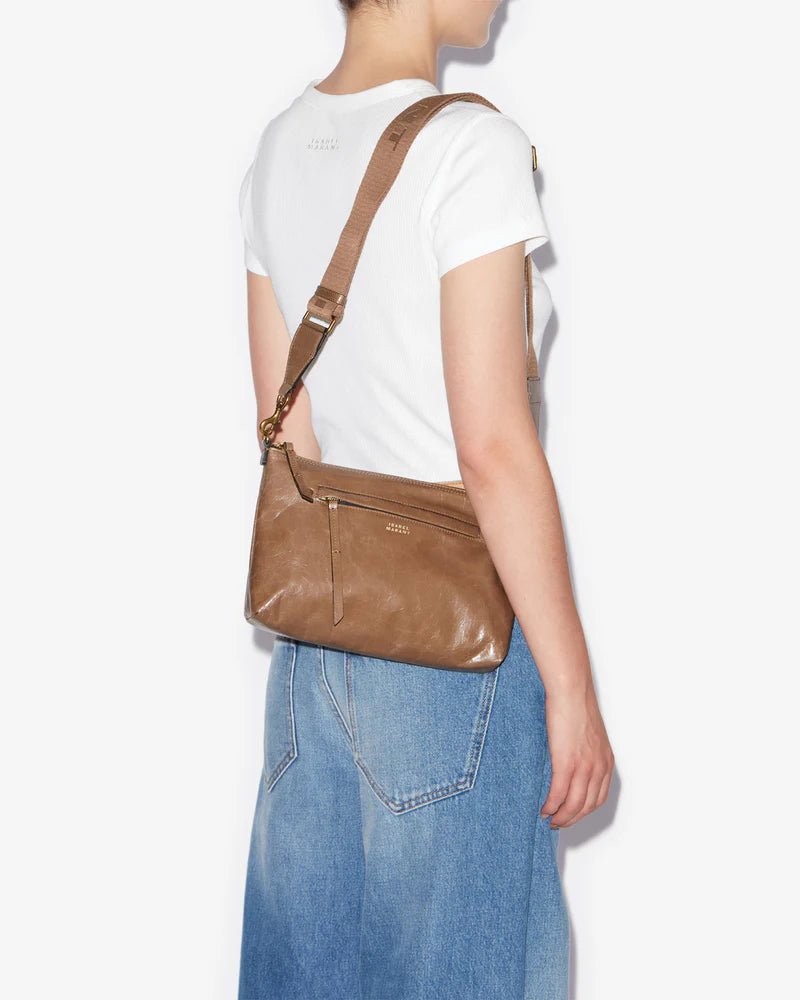 Isabel Marant Nessah Bag Dark Khaki - Den Lille Ida - Isabel Marant Étoile