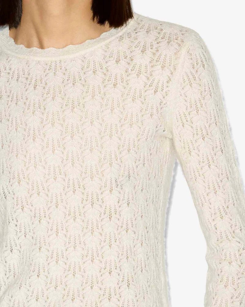 Isabel Marant Obeline Pullover Ecru - Den Lille Ida - Isabel Marant Étoile