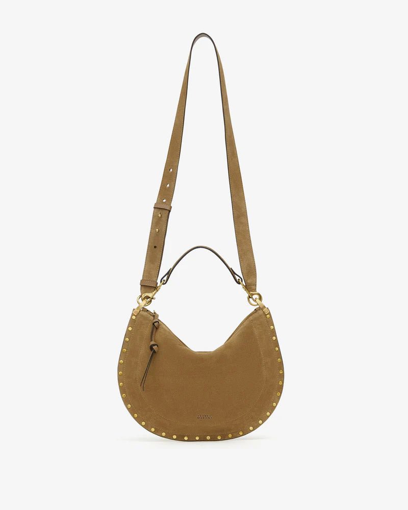 Isabel Marant Oskan Soft Zip Shoulder Strap Taupe - Den Lille Ida - Isabel Marant Étoile