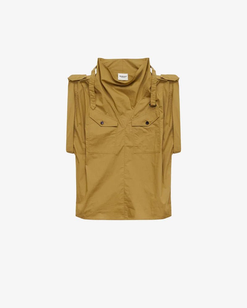 Isabel Marant Remea Top Khaki - Den Lille Ida - Isabel Marant Étoile