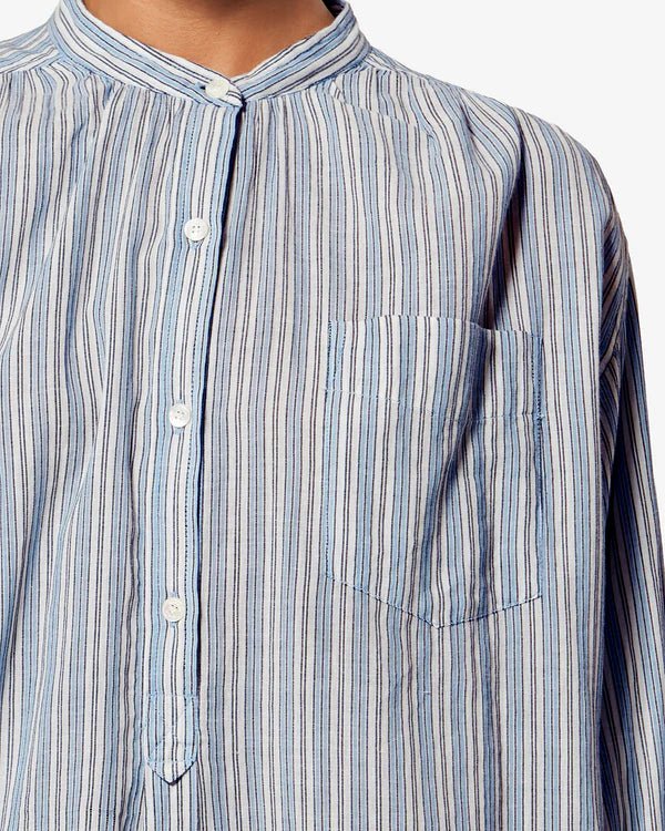 Isabel Marant Sapha Top Blue - Den Lille Ida - Isabel Marant Étoile