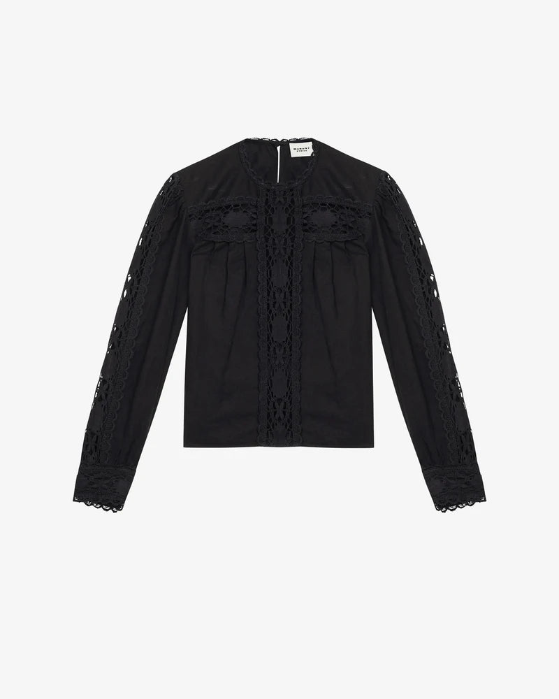 Isabel Marant Valmira Top Black - Den Lille Ida - Isabel Marant Étoile