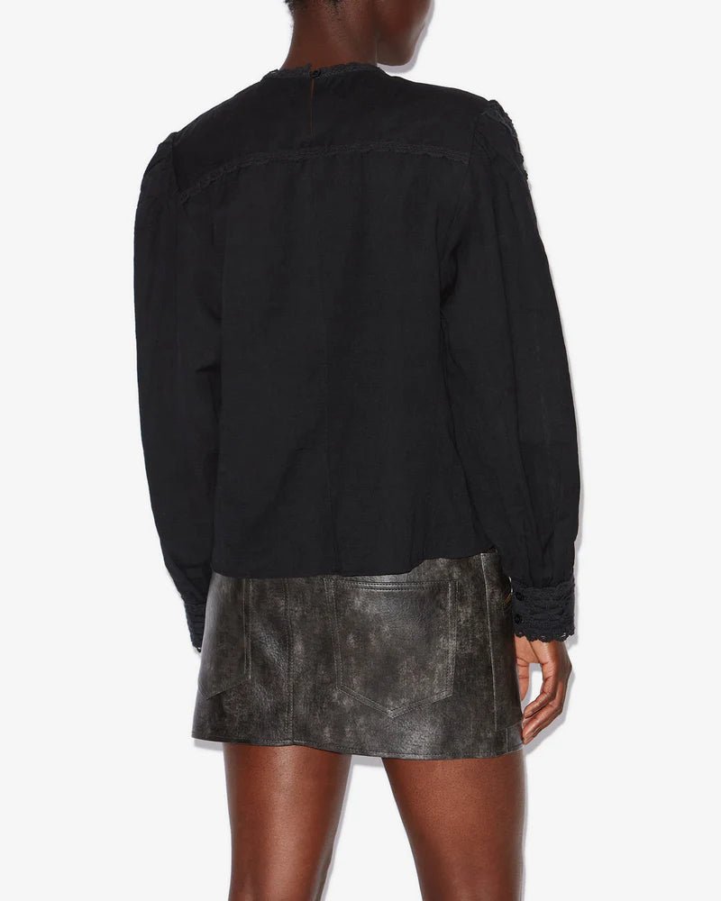 Isabel Marant Valmira Top Black - Den Lille Ida - Isabel Marant Étoile