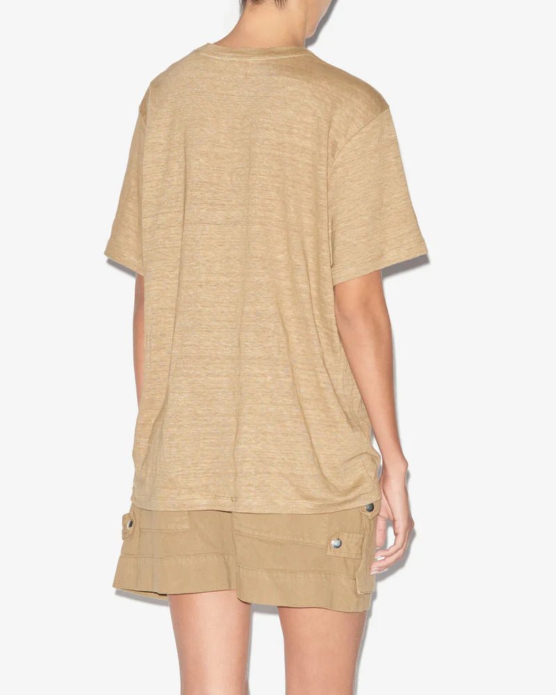 Isabel Marant Zewel T - Shirt Light Khaki - Den Lille Ida - Isabel Marant Étoile