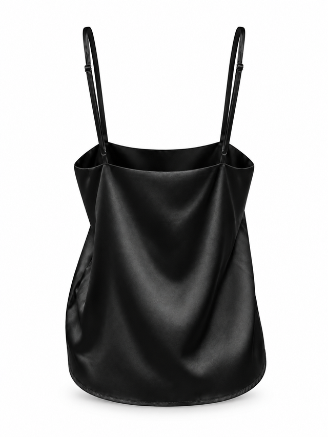 Benedikte Utzon Nancy Silk Top Black