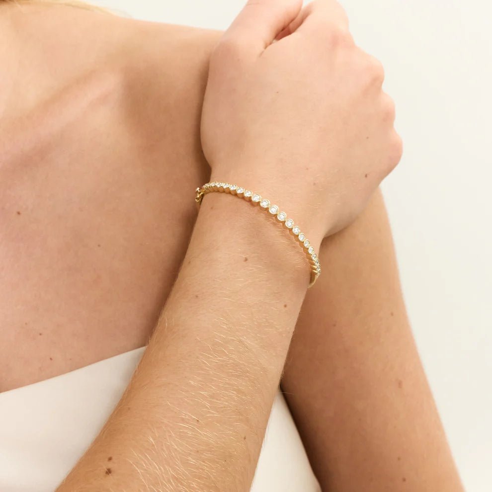 Le Soonar Bezel Bangle - Den Lille Ida - Le Soonar