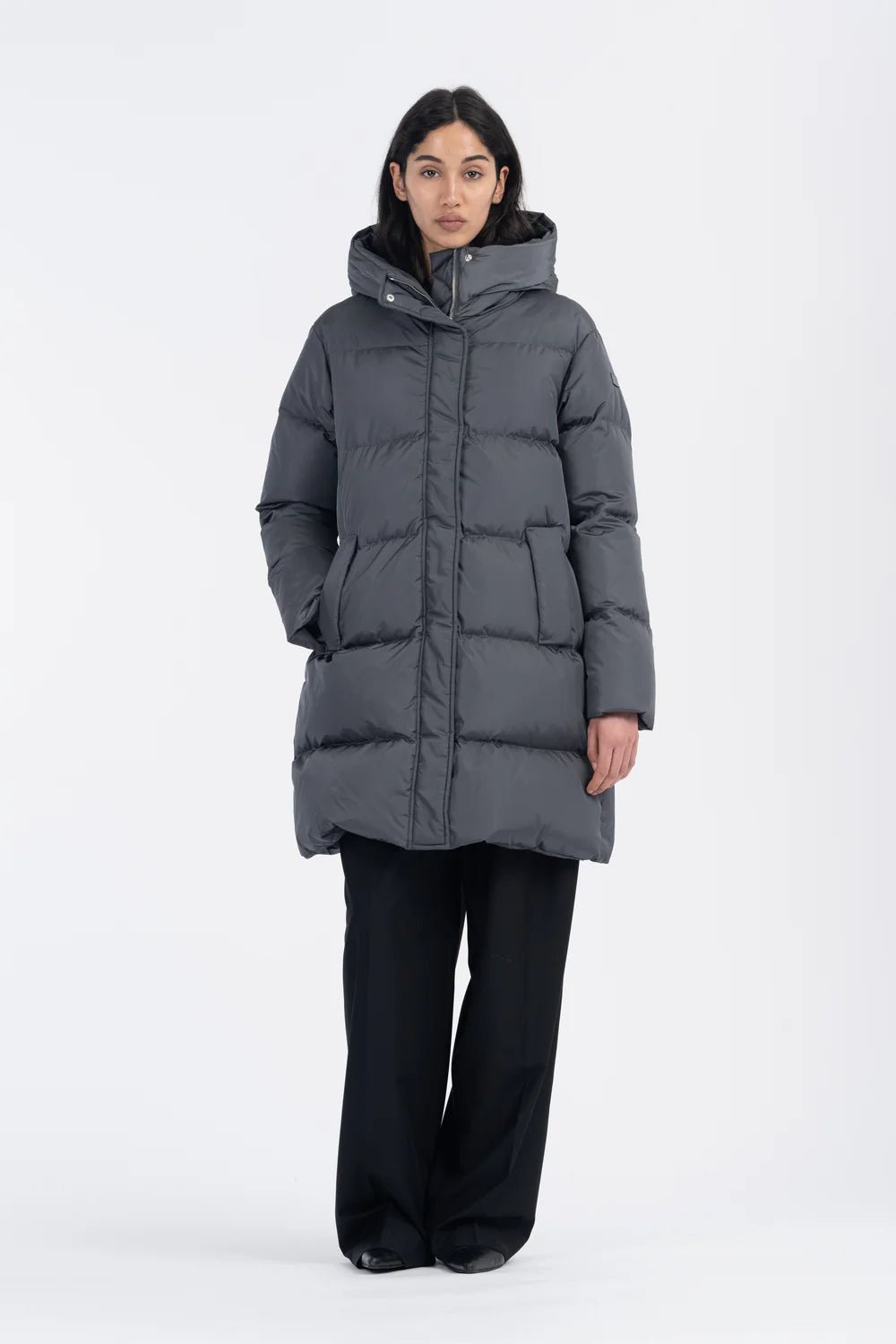 Lempelius Nev Down Coat Iron Grey - Den Lille Ida - Lempelius