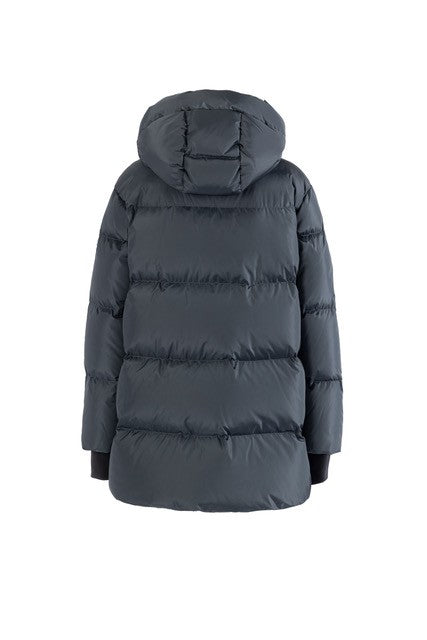 Lempelius Anu Down Coat Graphite Blue