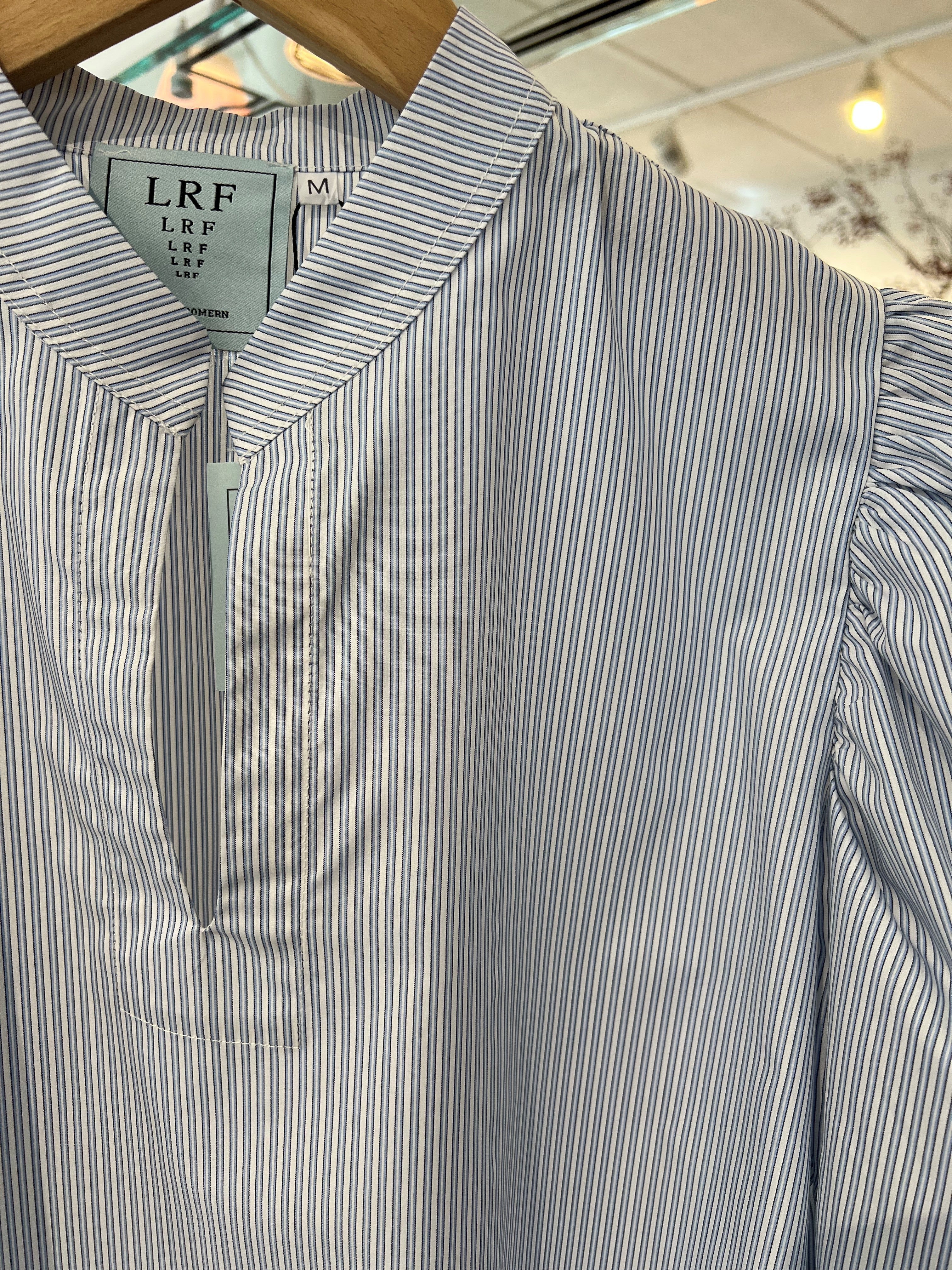 Louise Rømern Freddie Sammy Jo Puff Sleeve Blue Stripe
