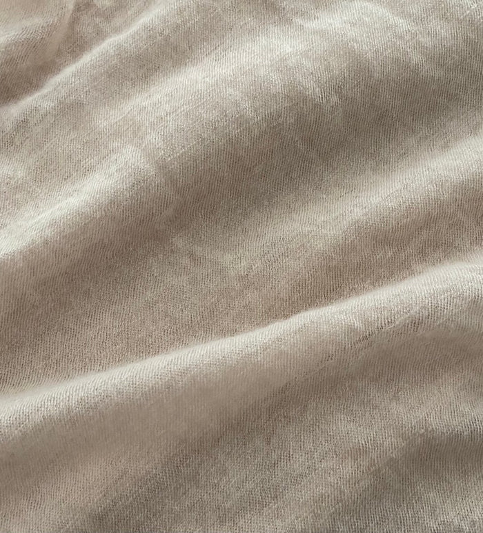 Natura Cashmere Milano Luxury Scarf Light Beige