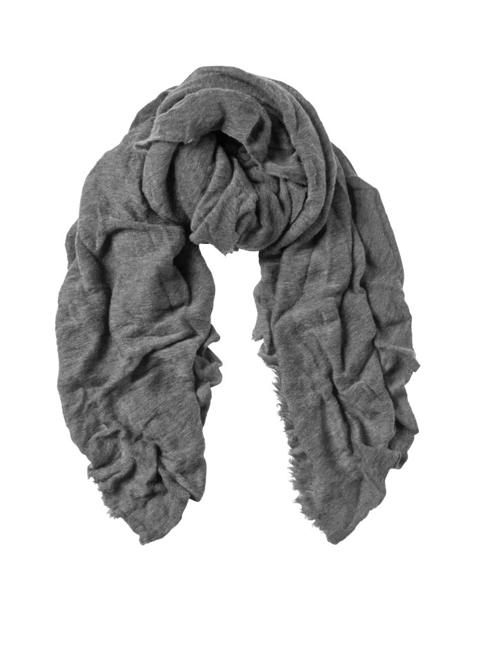 Natura Cashmere Roma Luxury Scarf Mid Grey - Den Lille Ida - Natura Cashmere