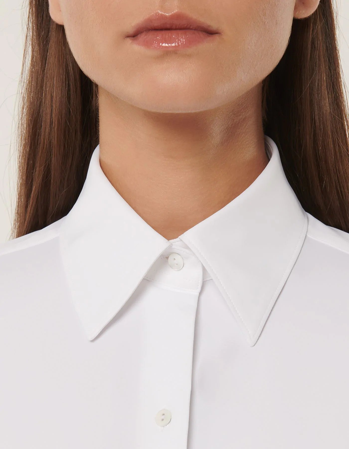 Xacus Marta Shirt White Active Solid