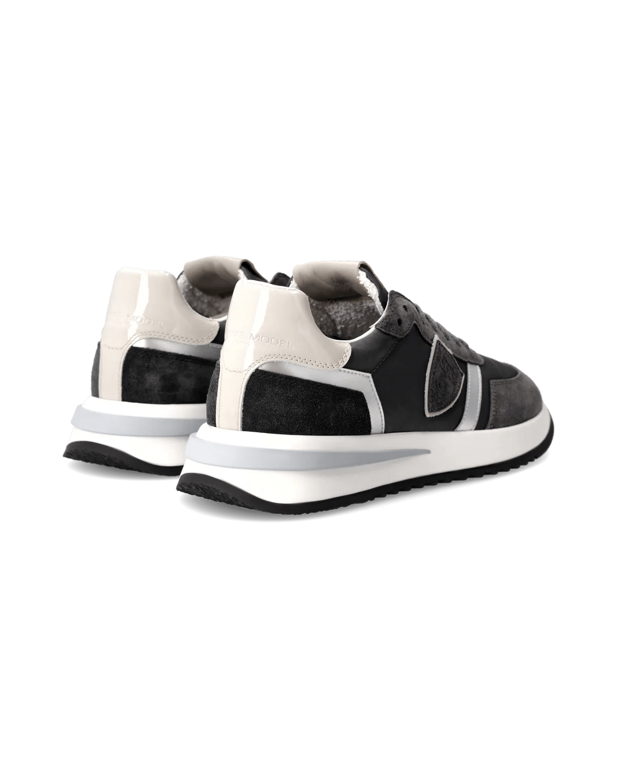 Philippe Model Tropez 2.1 Sneakers Black Grey Silver - Den Lille Ida - Philippe Model