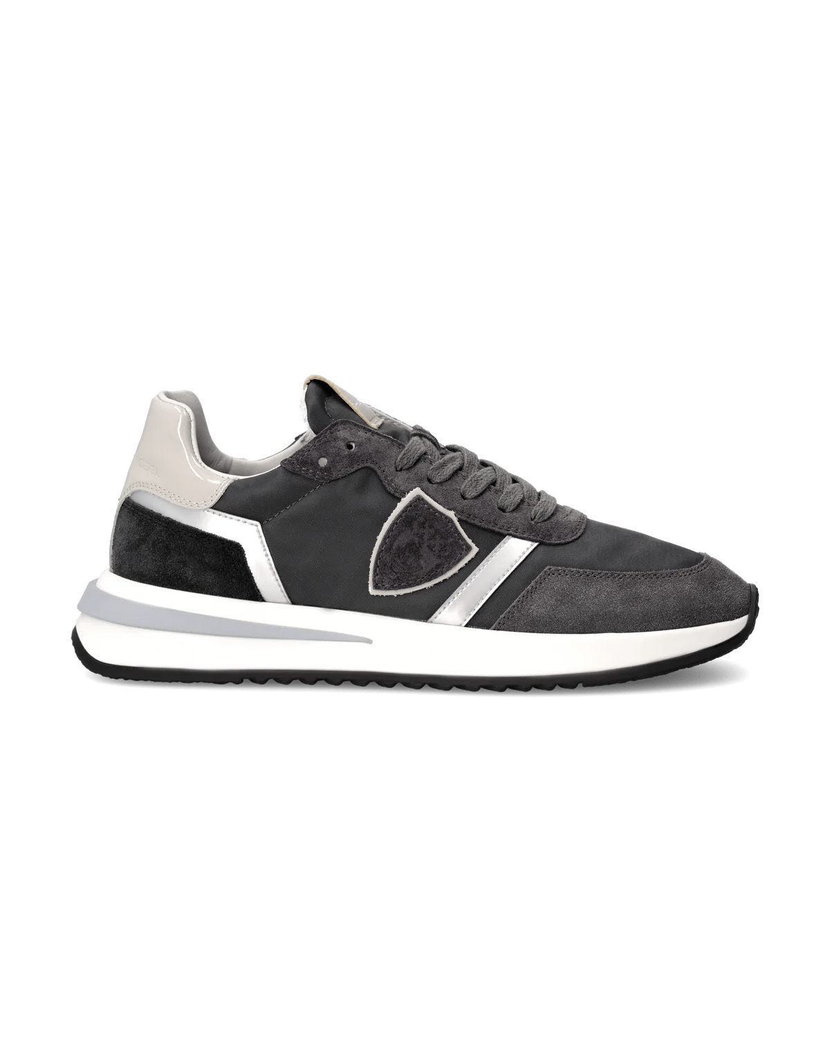 Philippe Model Tropez 2.1 Sneakers Black Grey Silver - Den Lille Ida - Philippe Model