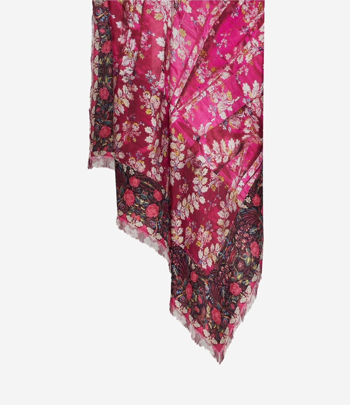 Pierre - Louis Mascia Shawl Silk Scarf Rosa Damasco - Den Lille Ida - Pierre - Louis Mascia