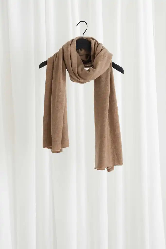Davida Cashmere Big Classic Scarf Mink