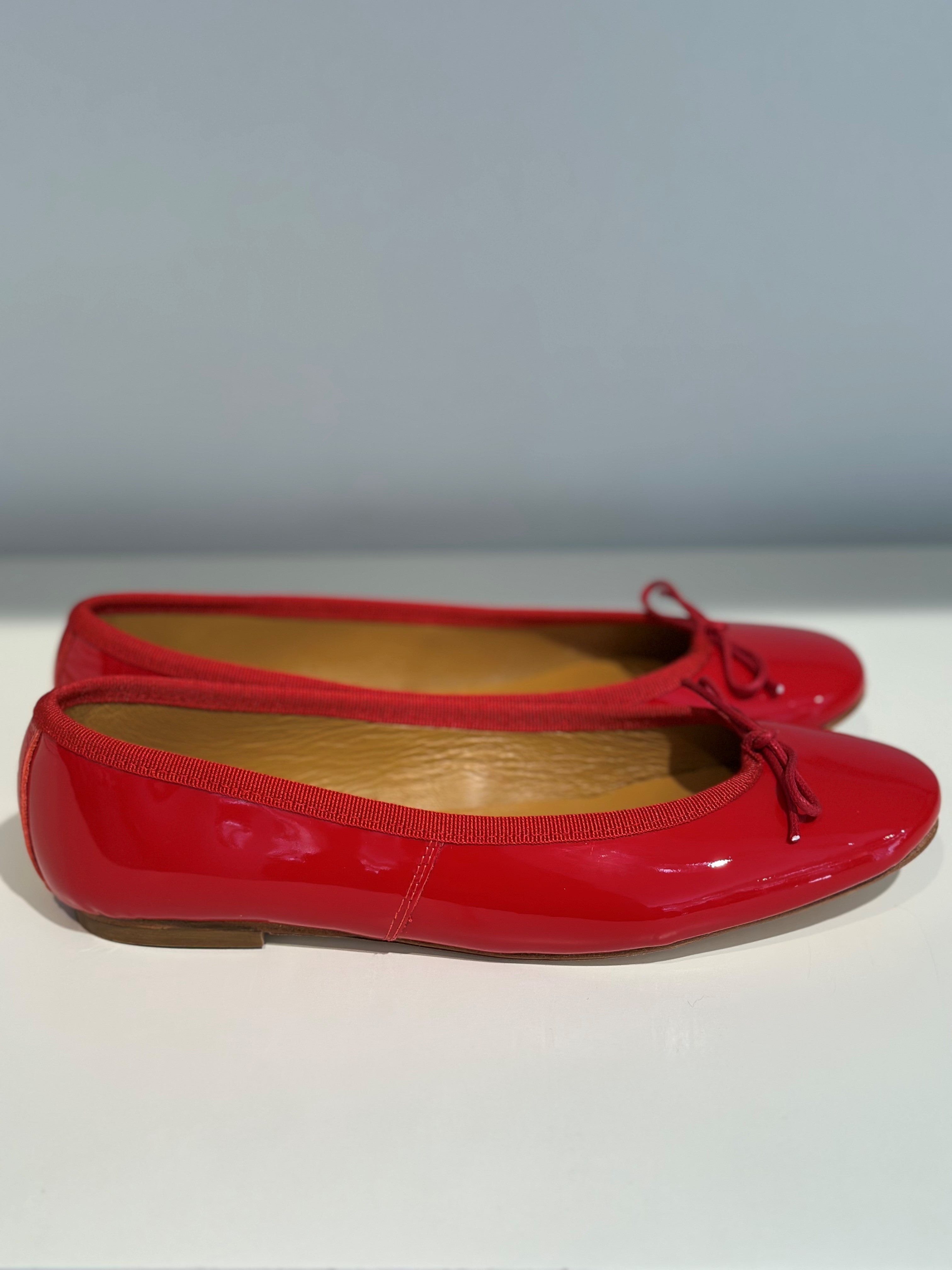 lolo the Ballerina Capri Patent Rød
