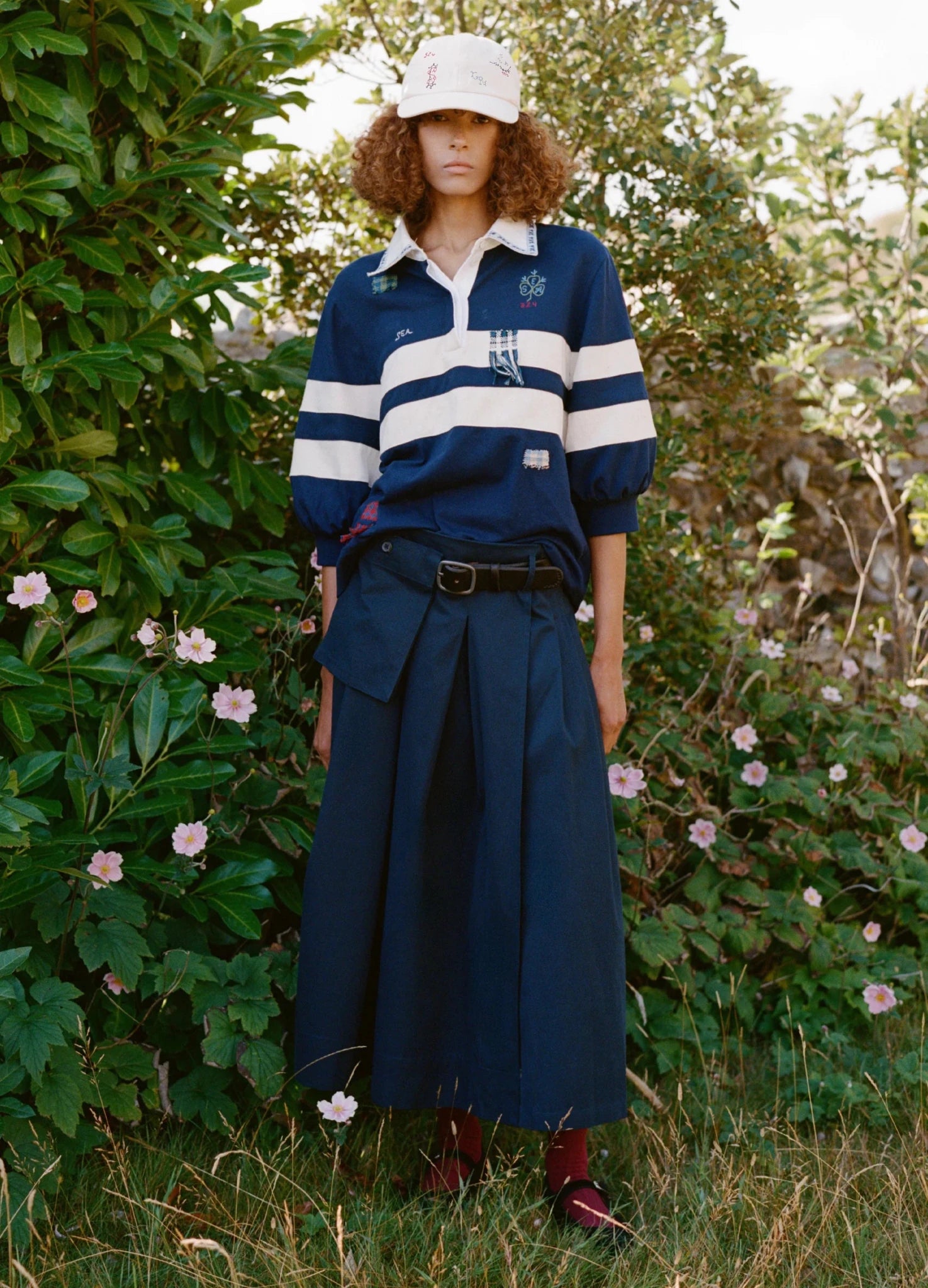 Sea New York Andrea Workwear Skirt Navy