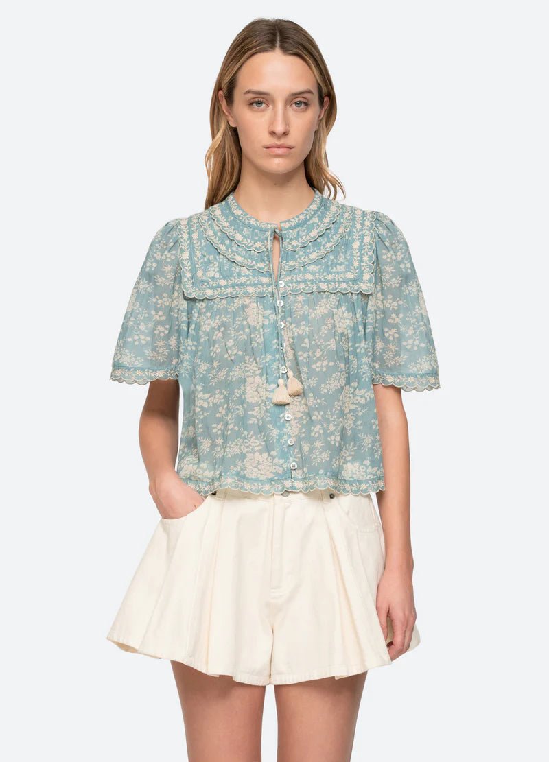 Sea New York Kirsten Print Top Sky - Den Lille Ida - Sea New York