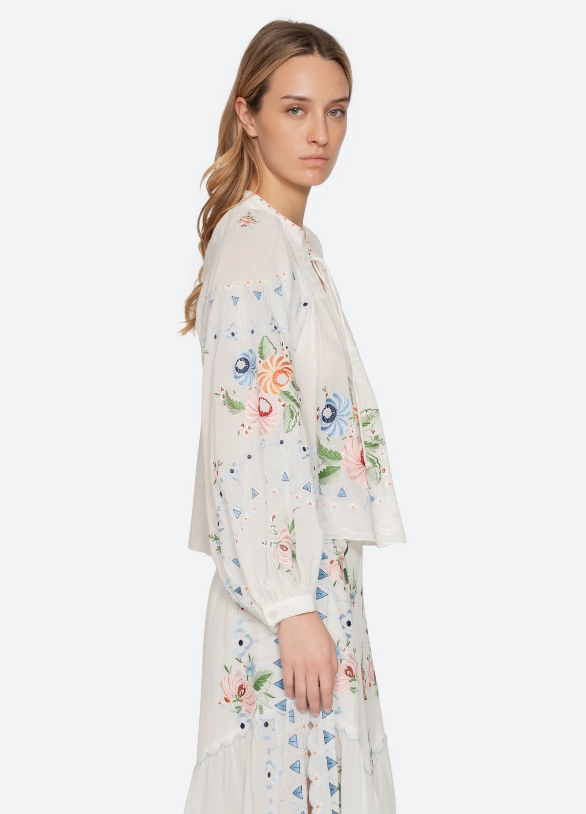 Sea New York Serafina Embroidery L/SLV Blouse - Den Lille Ida - Sea New York