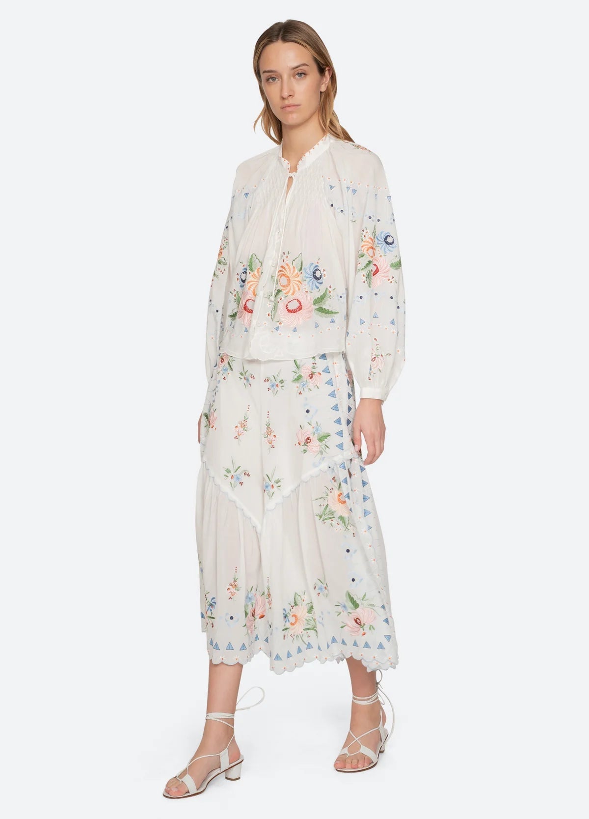 Sea New York Serafina Embroidery L/SLV Blouse - Den Lille Ida - Sea New York