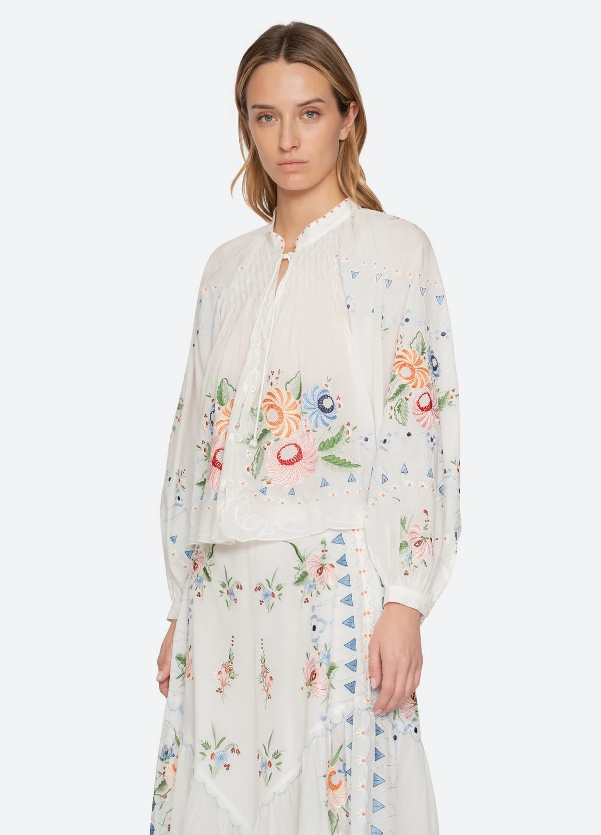 Sea New York Serafina Embroidery L/SLV Blouse - Den Lille Ida - Sea New York