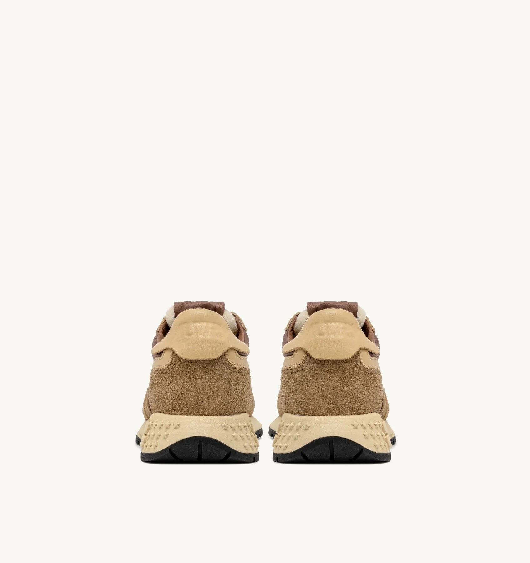 AUTRY SNEAKERS REELWIND LOW SNEAKERS IN NYLON SUEDE AND LEATHER COLOR HIDE AND CHIPMUNK