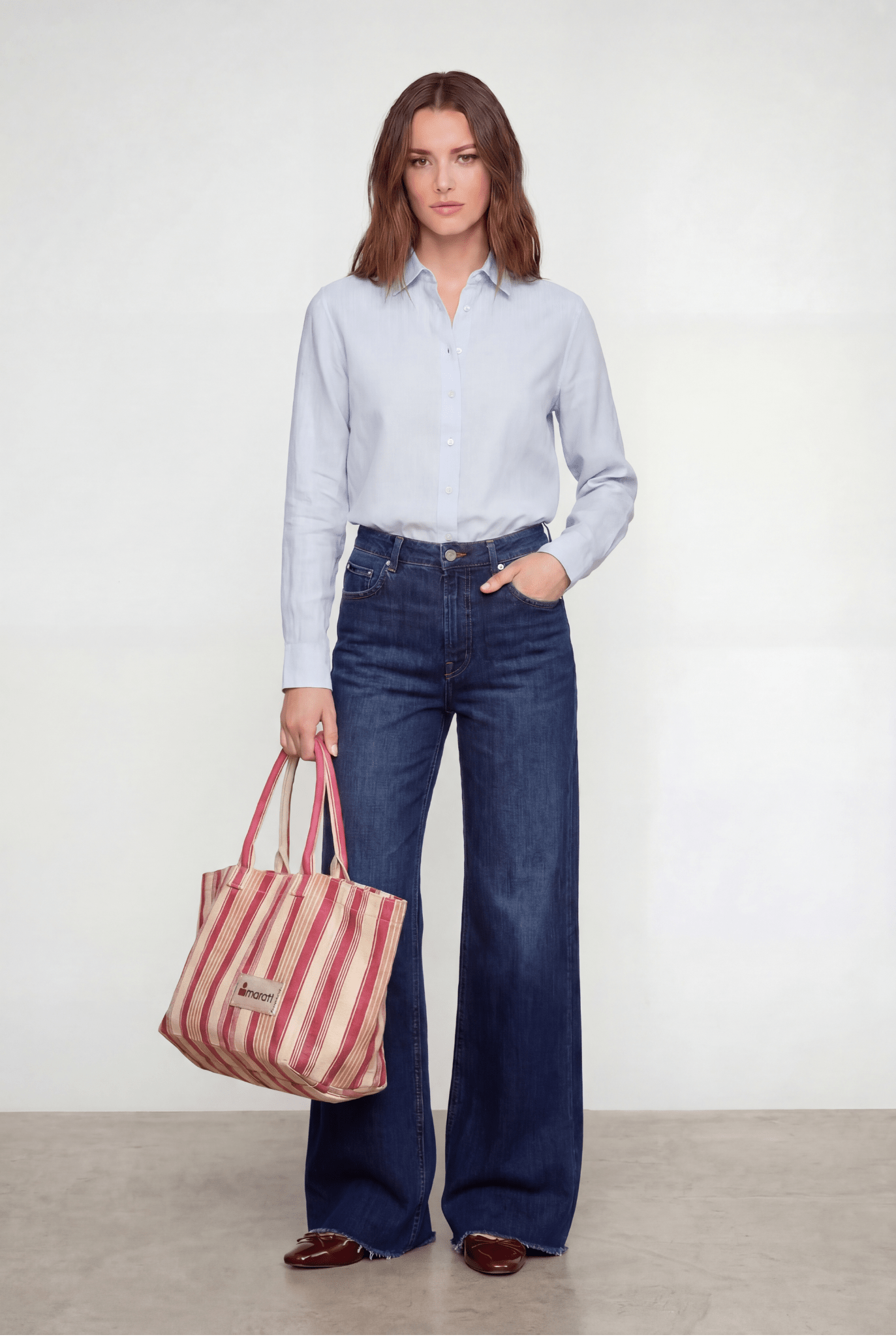 Stenströms Siri Linen Shirt Light Blue - Den Lille Ida - Stenströms