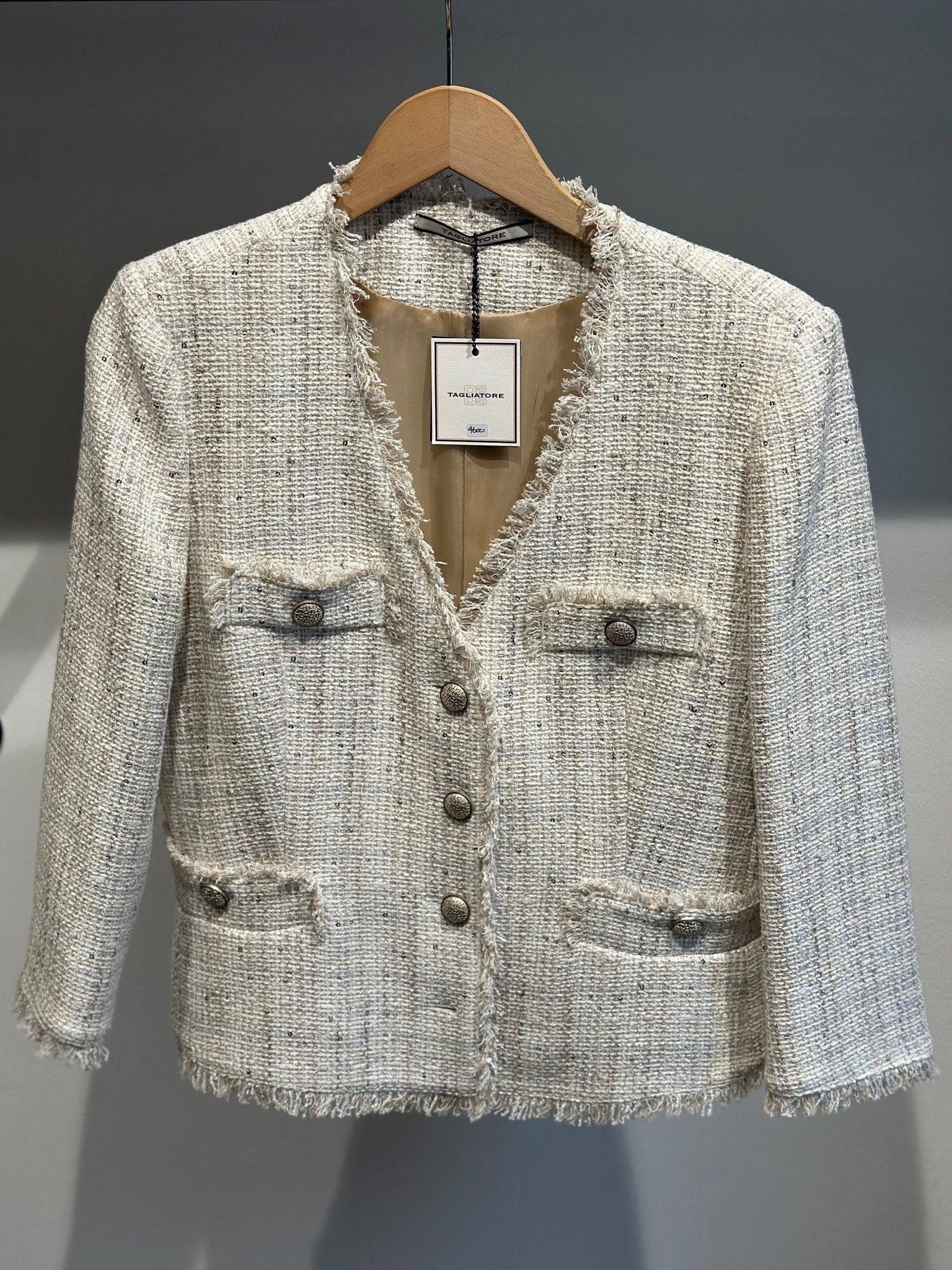 Tagliatore Boucle Jacket Natural - Den Lille Ida - Tagliatore