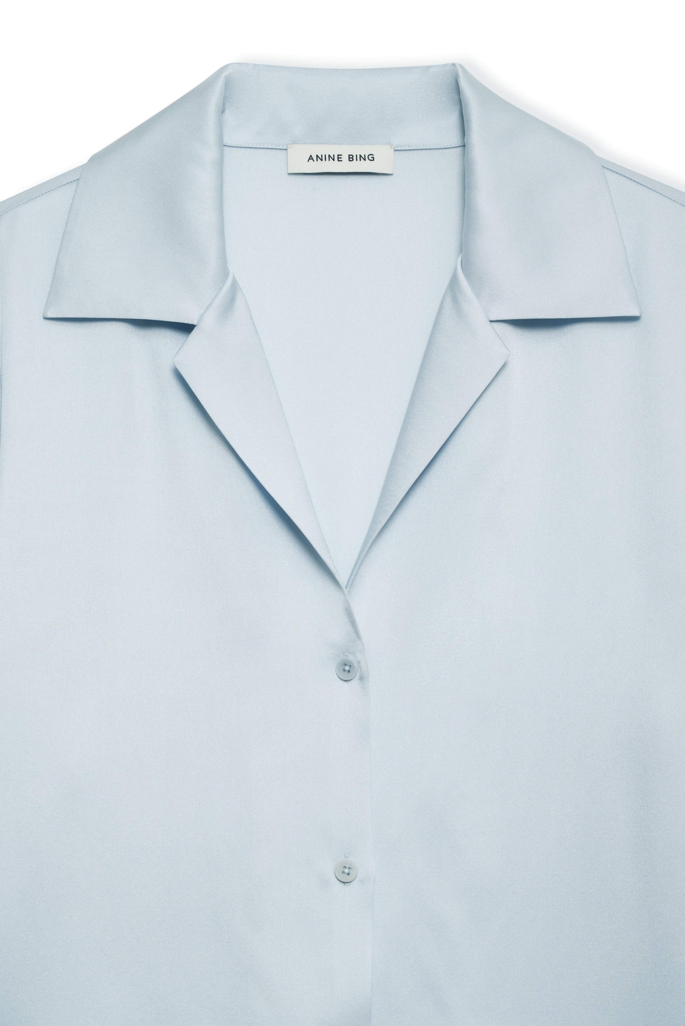 Anine Bing Bethany Shirt Pale Blue