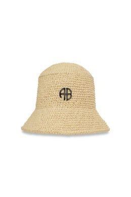 Anine Bing Cabana Bucket Hat Natural