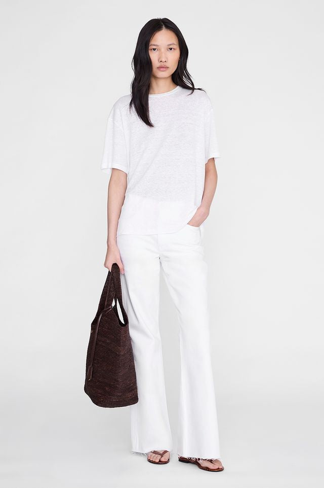 Anine Bing Cade Tee White