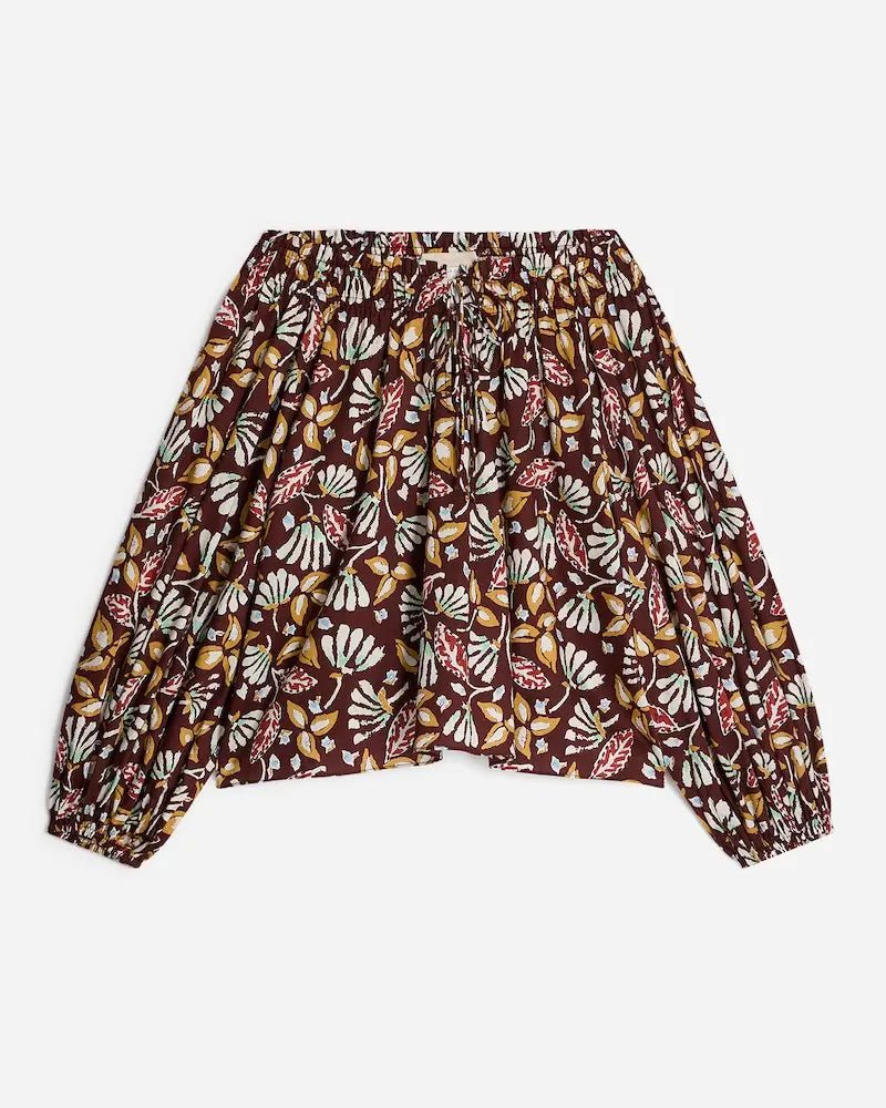 Vanessa Bruno Enya Blouse Brown - Den Lille Ida - Vanessa Bruno