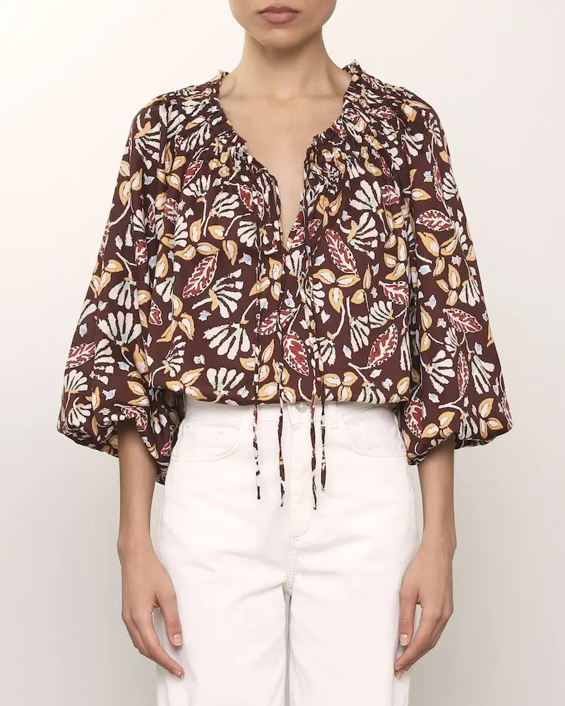 Vanessa Bruno Enya Blouse Brown