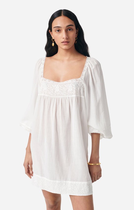 Vanessa Bruno Grazielle Dress White - Den Lille Ida - Vanessa Bruno