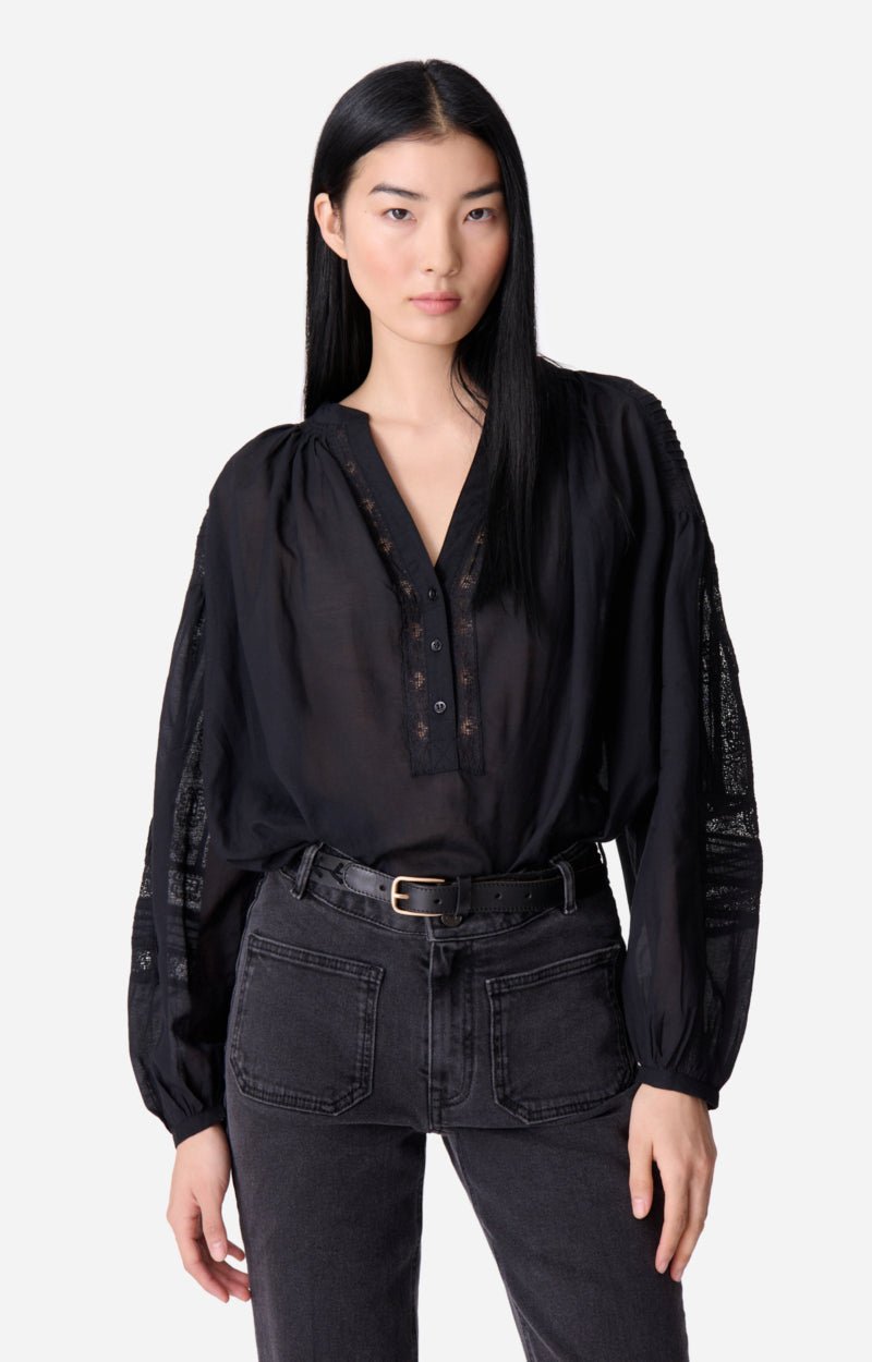 Vanessa Bruno Nipoa Shirt Noir - Den Lille Ida - Vanessa Bruno