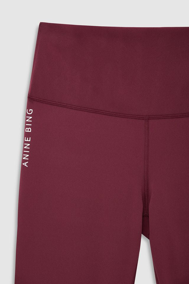 Anine Bing Gabrielle Legging Burgundy