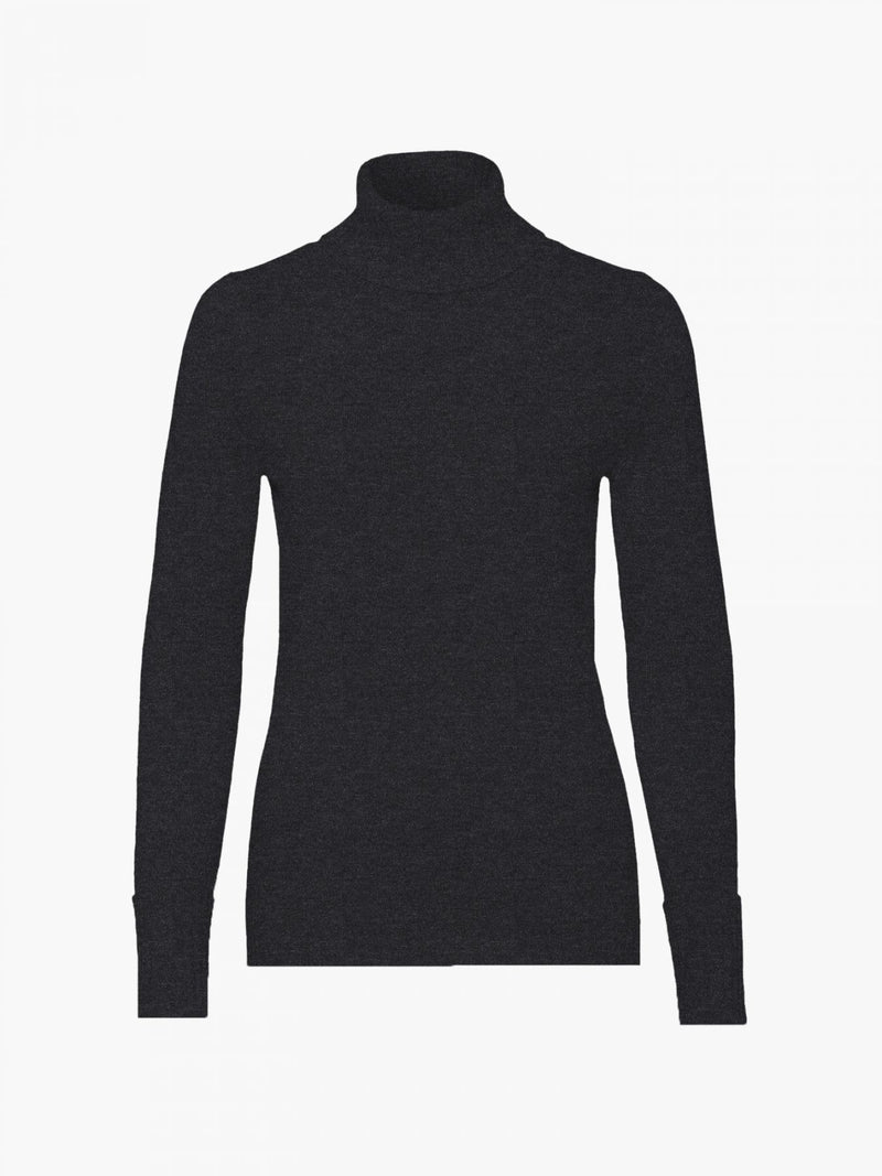FTC cashmere rullekrave charcoal